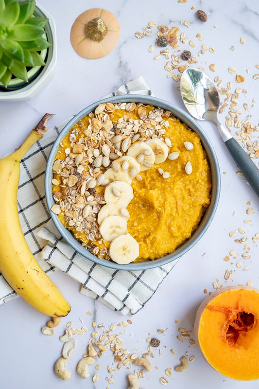 Smoothie bowl med pumpa