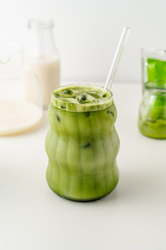 Iskall matchalatte